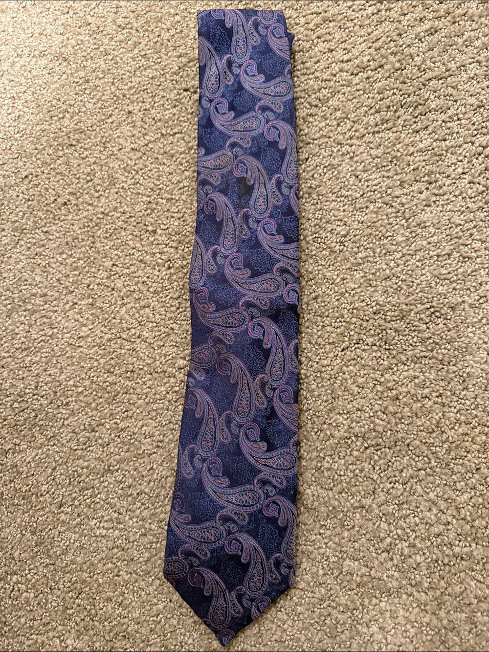 AMAZING MEN'S LIMITED EDITION CANALI BLACK LABEL VINTAGE TIE - ITALY